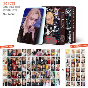 92 ชิ้น/ชุด การ์ดโลโม่ อัลบั้ม THIS&THAT ของวง Stray Kids พร้อมสติกเกอร์ ฮยอนจิน ฟีลิกซ์ ฮัน แฟชั่น โฟโต้การ์ด โปสการ์ด และชุดสติกเกอร์ - Product Image 3