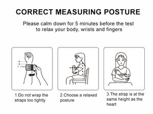 Finicare Pols Bloeddrukmeter Achtergrondverlichting Display Spanningsmeter Automatische Pols Bloeddrukmeter - Product Image 5