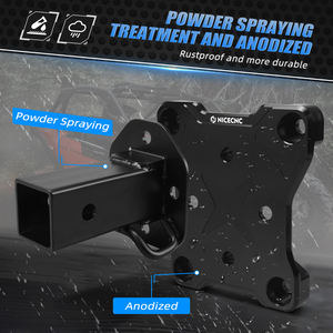 NICECNC עבור CAN AM X3 פלטת מוט רדיוס עבור Maverick X3 Max R RR 4x4 טורבו אלומיניום 2 אינץ' מקלט גרירה רב תכליתי UTV - Product Image 6