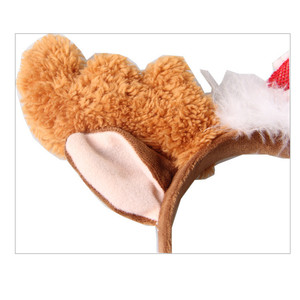 Accessori per animali domestici gioielli in corno <span class=keywords><strong>di</strong></span> <span class=keywords><strong>cervo</strong></span> <span class=keywords><strong>di</strong></span> natale cerchietto per capelli <span class=keywords><strong>di</strong></span> gatto fasce copricapo per animali domestici - Product Image 4