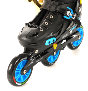 <span class=keywords><strong>Patines</strong></span> en Línea <span class=keywords><strong>Infantiles</strong></span> Happy Star de <span class=keywords><strong>3</strong></span> <span class=keywords><strong>Ruedas</strong></span> con <span class=keywords><strong>Ruedas</strong></span> de PU ABEC-7 con Luces Intermitentes, Gran Venta - Product Image 2