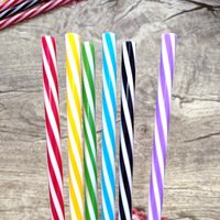 Pailles en plastique rigide PP écologiques - Réutilisables et durables, certifiées CE pour les bars et restaurants