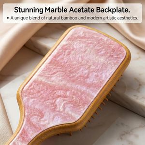 Cepillo Desenredante de Alta Gama con Láser y Parches de Moda para Masaje Capilar en Salón y Uso Doméstico - Product Image 2