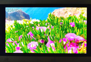 Moniteur vidéo mural LED 4K UHD de 55 pouces à cadre fin avec support mural et support au sol pour publicité en ascenseur et utilisation en magasin de détail - Product Image 5