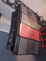 Haut-parleur Line Array 2 voies T.I Pro Audio LA-210, double woofer néodyme de 10 pouces, sortie 800W, boîtier en bois pour radio