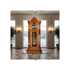 <span class=keywords><strong>Horloge</strong></span> pendule grand-père à l'<span class=keywords><strong>ancienne</strong></span> salon silencieux alimenté par batterie ou 31 jours à clé à remontage mécanique - Product Image 2