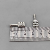 Terminaux de sertissage en alliage de zinc DJ622-D6.3A/B/C, série 6.3, plaqués étain, pressés à froid, pour câblage automobile
