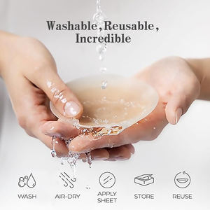 Penutup Puting Payudara Tanpa Perekat, Ultra Tipis, Tanpa Jahitan, Silikon Medis, Dapat Dicuci, Dapat Digunakan Kembali, Perekat, untuk - Product Image 3