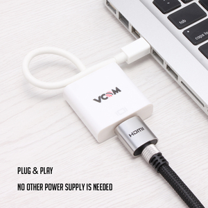Convertidor VCOM Plug and Play de <span class=keywords><strong>Mini</strong></span> <span class=keywords><strong>DisplayPort</strong></span> <span class=keywords><strong>a</strong></span> <span class=keywords><strong>HDMI</strong></span> 1080P, <span class=keywords><strong>Macho</strong></span> <span class=keywords><strong>a</strong></span> <span class=keywords><strong>Hembra</strong></span>, Sin Necesidad de Controladores, para PC, Proyector, Aula - Product Image 3