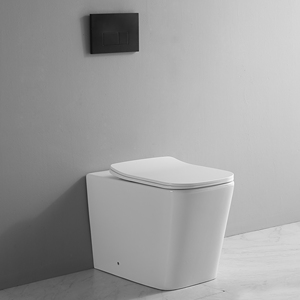 Bidé de Cerámica Empotrado en la Pared con Cisterna Oculta, Diseño Moderno, Autolimpieza, Rociador Vertical para Baños Pequeños - Product Image 1