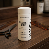 Polvere Texturizzante Professionale per Capelli da Barbiere, Polvere Volumizzante a Finitura Opaca per Acconciature Veloci e Voluminose