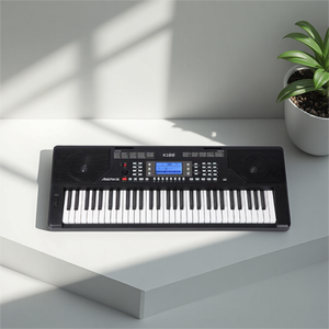 AIERKE K186 61-Tasten Tragbares Elektronisches Klavier mit Anschlagdynamik und Display-Schnittstelle - Product Image 1