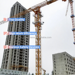 HUGECRANE 10 Ton Topless Yellow <strong>Tower</strong> <strong>Crane</strong> 360 Degree Rotation Telescoping 70M Lifting Height Construction Work <strong>Crane</strong> for High - Product Image 4
