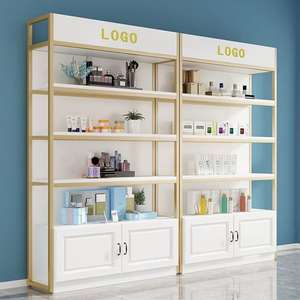 Exhibidores de Metal y Madera de Estilo Moderno, Estante de Exhibición de Cosméticos para Tiendas Minoristas, Suministro Directo de Fábrica - Product Image 5