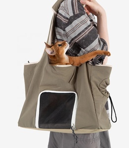 Borsa a Tracolla Impermeabile per Animali Domestici con Apertura Regolabile, Trasportino Leggero per Gatti e Cani di Piccola Taglia, Ideale per Gite Quotidiane e Viaggi al Caffè - Product Image 6