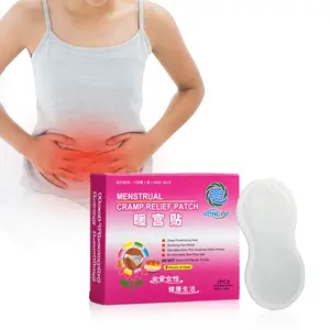 Pabrik Cina bantalan pemanas menstruasi untuk periode penghilang nyeri Patch gratis sampel paket penghangat tubuh stiker Istana hangat punggung panas