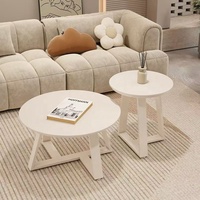 Table basse en bois durable de style scandinave moderne avec plateau en MDF pour le salon, meubles de maison