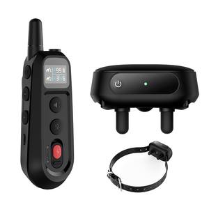 दूरस्थ 3 मोड ध्वनि कंपन के साथ कुत्ते प्रशिक्षण कॉलर ध्वनि कंपन झटका दोहरी कुत्ते नियंत्रण 2 रिसीवर 1 ट्रांसमीटर दूरस्थ प्रशिक्षण - Product Image 1