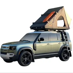 New Style Camping Outdoor Zelt Selbst fahrende Tour Autodach zelt Zusammen klappbares Dreieck zelt aus Aluminium legierung