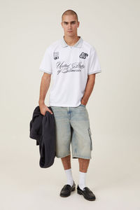 Camiseta de fútbol con estampado de líder acanalado a máquina plana de fábrica al por mayor camiseta de fútbol de hombre impresa por sublimación Digital personalizada - Product Image 6