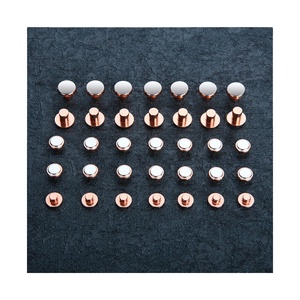 Pointes de contact en tungstène bimétallique argent AgW40 à base de cuivre pour rivets de contact électriques de dimension personnalisée pour avertisseurs sonores - Product Image 1