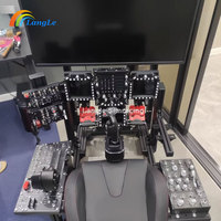 Simulador de Vuelo de Combate DCS, Fabricado en China, Nuevo, Juego Completo, Simulador de Vuelo con Soporte de Perfil de Aluminio