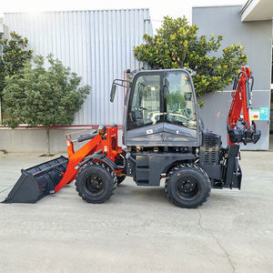 Mini tracteur 4x4 <span class=keywords><strong>de</strong></span> <span class=keywords><strong>vente</strong></span> chaude et chargeur combiné <span class=keywords><strong>de</strong></span> pelle rétro 4x4 d'excavatrice pour le travail <span class=keywords><strong>de</strong></span> chargeur - Product Image 4