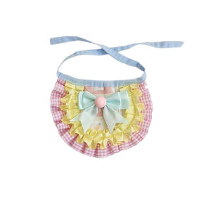 Accesorios Dulces para Perros y Gatos: Pañuelo de Poliéster con Lazo de Encaje Colorido, Diseño de Dibujos Animados, Hecho a Mano - Product Image 5