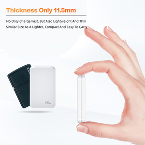 Siêu mỏng 36W USB loại C sạc nhanh máy tính xách tay thông minh pd <span class=keywords><strong>Adapter</strong></span> chúng tôi EU Có thể gập lại phẳng mỏng gan tường sạc - Product Image 4