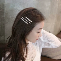 Barrettes à cheveux perlées tendance, pinces à cheveux élégantes pour femmes, accessoires capillaires pour jeunes filles