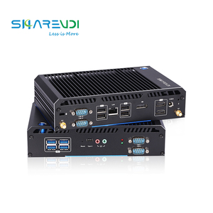 Novo Intel Core I3 I5 I7 Fanless PC Suporta 4K Triple Display 2xHD-MI DP Win11/Linux para Coleta de Dados Industrial Quiosque EUA/AU - Product Image 2