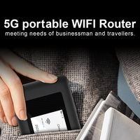 Router Mi-Fi Portátil Karbor 5G, Router con Tarjeta SIM Wifi 5G para India, Router Wifi de Bolsillo Inalámbrico 4G 5G con Banco de Energía