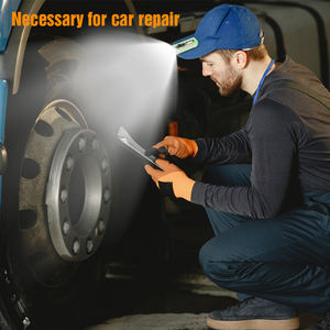 Portable COB LED lampe de poche Rechargeable EDC porte-clés torche rouge bleu lumière avertissement IP44 étanche type-c charge ABS 400LM nouveau - Product Image 5