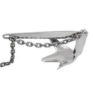 Premium Marine Hardware 316 Stainless Steel Mirror Polish Inox Bruce Claw Anchor For Boat