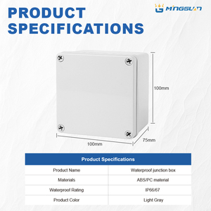 Boîtier de jonction extérieur étanche en ABS PC 150*200*100mm pour projets électroniques et machines avec niveau de protection IP67 - Product Image 6