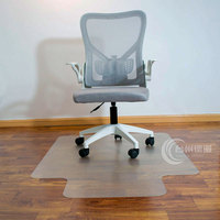 Échantillon gratuit, tapis de sol de bureau en PVC, tapis de chaise de bureau pour sols durs