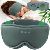 Masque de sommeil 3D Bluetooth 5.4, occultation totale, son stéréo binaural, doux et confortable à porter pour un sommeil profond et réparateur de qualité