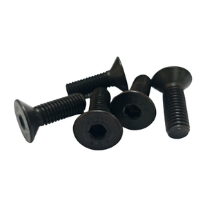 Высококачественные метрические болты с внутренним шестигранником (под шестигранник) DIN7991 из стали класса 10.9 с черным оксидированием, размеры M1.6, M2, M2.5, M3, M4, M5, M6, M8 - Product Image 1