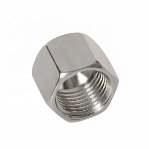 Stainless Steel SS304 Single Ferrule Union Nuts Hydraulic Fitting Nuts DIN3870 / ISO8434