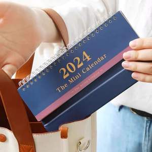 Calendrier Éphéméride Almanach Noël Avent Table De Bureau Flip Up Plié Calendrier Sublimation Personnalisé 2024-2025 - Product Image 4