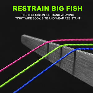 Línea <span class=keywords><strong>de</strong></span> <span class=keywords><strong>Pesca</strong></span> Trenzada <span class=keywords><strong>de</strong></span> 8 Hilos OEM Multicolor 100M 150M, Grado Profesional, Flotante y <span class=keywords><strong>de</strong></span> Hundimiento, Visibilidad Extra, Línea PE X8, Equipo <span class=keywords><strong>de</strong></span> <span class=keywords><strong>Pesca</strong></span> - Product Image 3