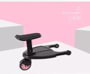 2 in 1 passeggino Kid Board Comfort tavola con ruote con sedile staccabile aliante Ride On step Board - Product Image 3