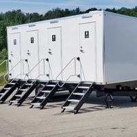 Toilette portable Toilettes mobiles Remorque mobile