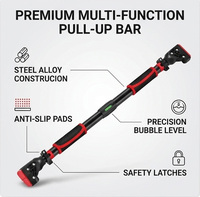 Barre de traction murale portable à taille réglable pour entraînement de force, barre de fitness intelligente