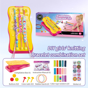 Kit de Fabricación de Pulseras de la Amistad <span class=keywords><strong>para</strong></span> Niñas, con Tabla de Trenzado, Juguete Portátil de Artes y <span class=keywords><strong>Manualidades</strong></span> <span class=keywords><strong>para</strong></span> Niños, Regalo de <span class=keywords><strong>Cumpleaños</strong></span> - Product Image 5