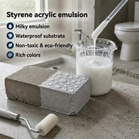 Matériau d'étanchéité rigide bicomposant à 50 % d'émulsion styrène-acrylique à base d'eau pour l'étanchéité des bâtiments