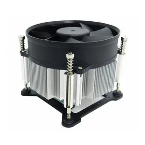 Aidecoolr 95*25mm Digital Cooling Fan with LED and Heatsink 12V Rated Voltage Aluminum CPU Cooler for 4-Pin Desktop Computer