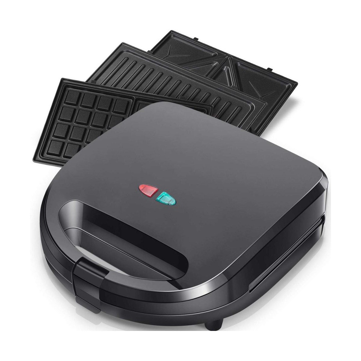 Высокая мощность 4 штуки 3 в 1 двухсторонняя квадратная форма сэндвич и вафельница антипригарная вафельная машина для сэндвичей Panini по низкой цене
