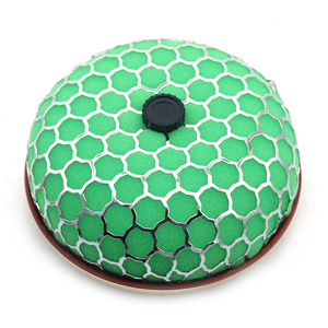 Filtres à air universels AUSO de 72 mm, design champignon rond, ovales verts, pour - Product Image 1