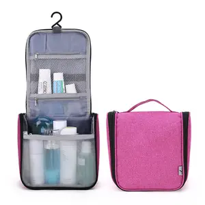 Sac de rangement pour le maquillage, vente en gros, 1 unité, sac suspendu de voyage, lavage des cosmétiques, toilette, sac de maquillage